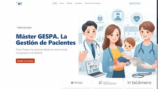 Sitio Web Master en Gestión de Pacientes
